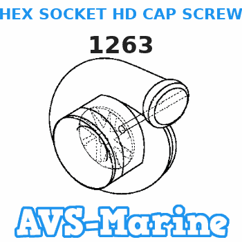 1263 HEX SOCKET HD CAP SCREW, S.S., 5/16 - 18 X 9/16 Force 
