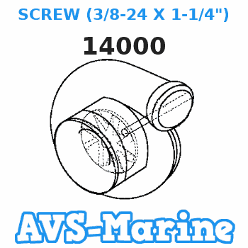 14000 SCREW (3/8-24 X 1-1/4") Force 