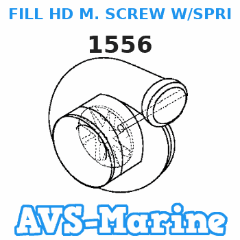 1556 FILL HD M. SCREW W/SPRING LOCKWASHER, 10 - 24 X 3/8 Force 