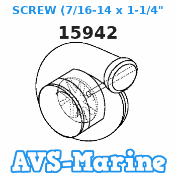 15942 SCREW (7/16-14 x 1-1/4") Force 