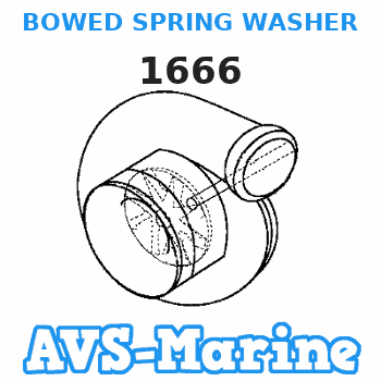 1666 BOWED SPRING WASHER Force 