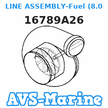 16789A26 LINE ASSEMBLY-Fuel (8.00 Feet) Force 