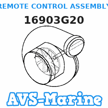 16903G20 REMOTE CONTROL ASSEMBLY (Manual Start) Force 