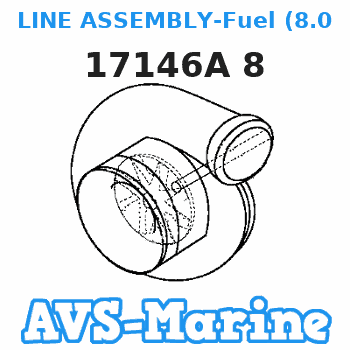 17146A 8 LINE ASSEMBLY-Fuel (8.00 Feet) Force 