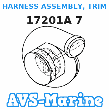 17201A 7 HARNESS ASSEMBLY, TRIM Force 
