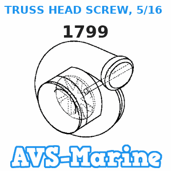 1799 TRUSS HEAD SCREW, 5/16 - 18 X 5/8 Force 