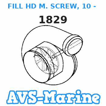 1829 FILL HD M. SCREW, 10 - 24 X 7/8 Force 