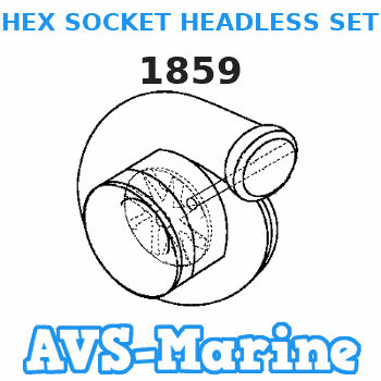 1859 HEX SOCKET HEADLESS SET SCREW, 1/4 - 28 X 3/16 Force 