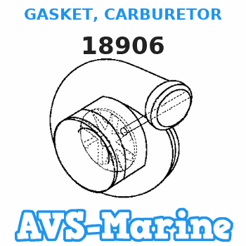 18906 GASKET, CARBURETOR Force 