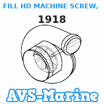 1918 FILL HD MACHINE SCREW, 10 - 24 X 5/8 Force 