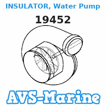 19452 INSULATOR, Water Pump Force 