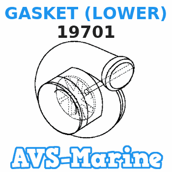 19701 GASKET (LOWER) Force 