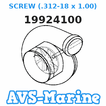 19924100 SCREW (.312-18 x 1.00) Force 