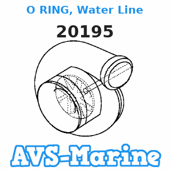 20195 O RING, Water Line Force 
