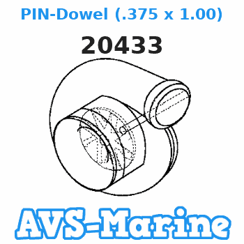 20433 PIN-Dowel (.375 x 1.00) Force 
