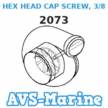 2073 HEX HEAD CAP SCREW, 3/8 - 28 X 1-5/8 Force 