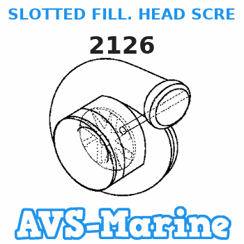 2126 SLOTTED FILL. HEAD SCREW, 1/4 - 28 X 2 Force 