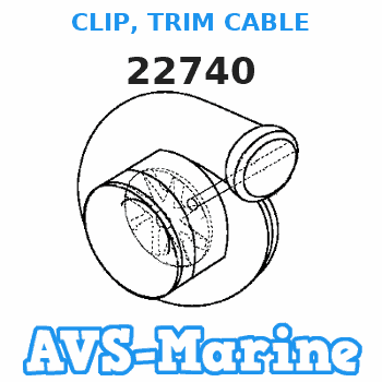 22740 CLIP, TRIM CABLE Force 