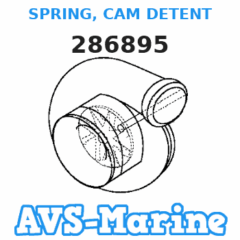 286895 SPRING, CAM DETENT Force 