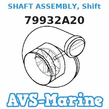 79932A20 SHAFT ASSEMBLY, Shift Force 
