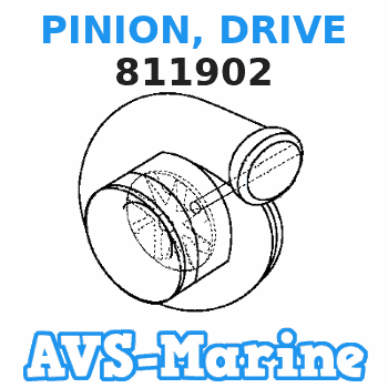 811902 PINION, DRIVE Force 