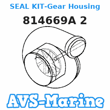814669A 2 SEAL KIT-Gear Housing Force 