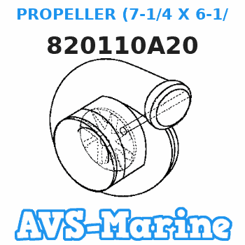 820110A20 PROPELLER (7-1/4 X 6-1/2 X 3) Force 