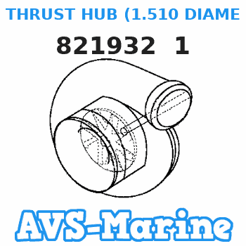 821932 1 THRUST HUB (1.510 DIAMETER) Force 