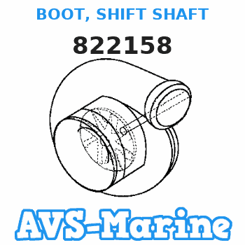822158 BOOT, SHIFT SHAFT Force 
