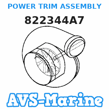 822344A7 POWER TRIM ASSEMBLY Force 