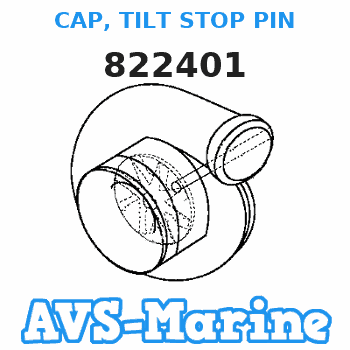 822401 CAP, TILT STOP PIN Force 