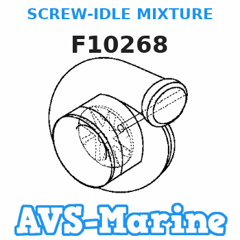 F10268 SCREW-IDLE MIXTURE Force 