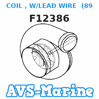 F12386 COIL , W/LEAD WIRE (89B/90B) Force 