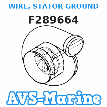 F289664 WIRE, STATOR GROUND Force 