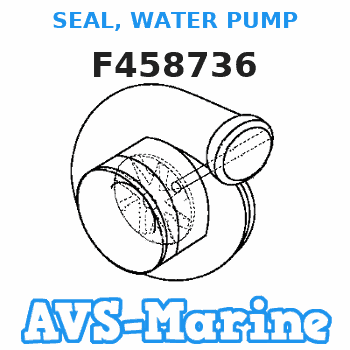 F458736 SEAL, WATER PUMP Force 