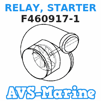F460917-1 RELAY, STARTER Force 