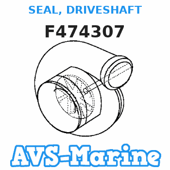 F474307 SEAL, DRIVESHAFT Force 