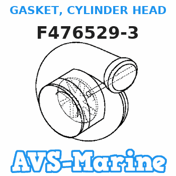 F476529-3 GASKET, CYLINDER HEAD Force 