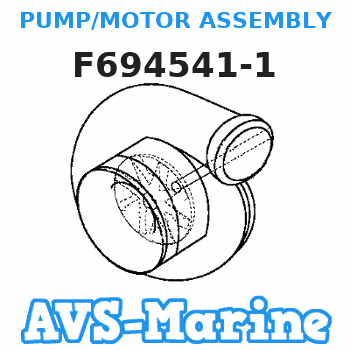 F694541-1 PUMP/MOTOR ASSEMBLY Force 