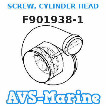F901938-1 SCREW, CYLINDER HEAD Force 