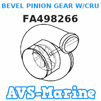 FA498266 BEVEL PINION GEAR W/CRUSH RING AND SHIMS Force 