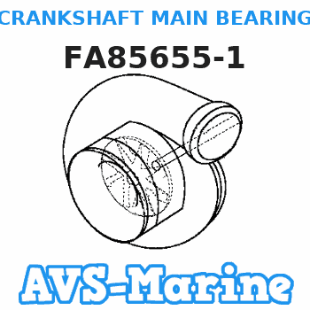 FA85655-1 CRANKSHAFT MAIN BEARING RACE W/SNAP RING Force 