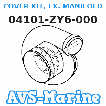 04101-ZY6-000 COVER KIT, EX. MANIFOLD (Honda Code 8497489). Honda 
