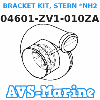 04601-ZV1-010ZA BRACKET KIT, STERN *NH282MU* (Honda Code 8582546). (OYSTER SILVER METALLIC-U) Honda 