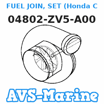 04802-ZV5-A00 FUEL JOIN, SET (Honda Code 5227780). Honda 
