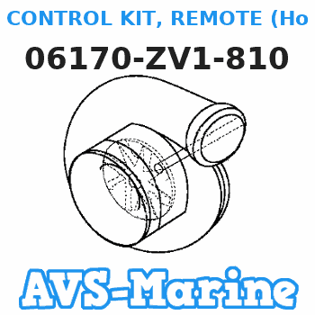 06170-ZV1-810 CONTROL KIT, REMOTE (Honda Code 1983550). Honda 