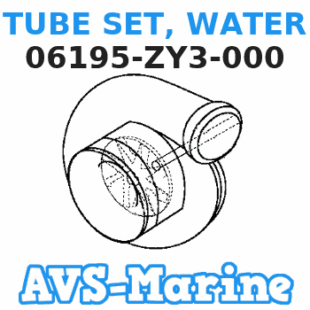 06195-ZY3-000 TUBE SET, WATER Honda 