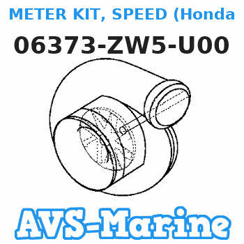 06373-ZW5-U00 METER KIT, SPEED (Honda Code 6796304). Honda 
