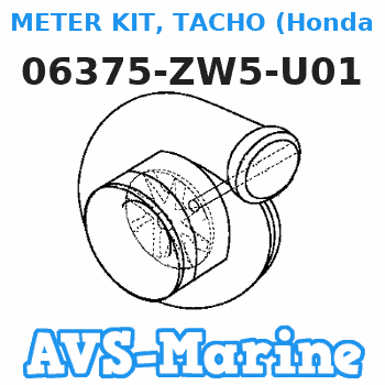 06375-ZW5-U01 METER KIT, TACHO (Honda Code 8572612). Honda 