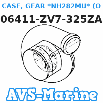 06411-ZV7-325ZA CASE, GEAR *NH282MU* (OYSTER SILVER METALLIC-U) Honda 